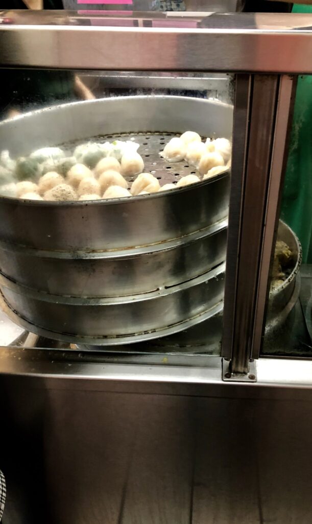 Dumplings at one of the best dim sum restaurants: Good Luck Dim Sum