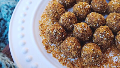 Healthy Dessert Recipes - Date Tahini Balls